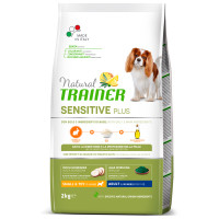 Корм Natural Trainer Dog Sensitive Plus для взрослых собак мелких пород, монопротеиновый, с кроликом, 2 кг Корм Natural Trainer Dog Sensitive Plus для взрослых собак мелких пород, монопротеиновый, с кроликом, 2 кг