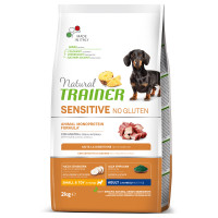 Корм Natural Trainer Dog Sensitive для дорослих собак малих порід, схильних до харчових алергій, з качкою, 2 кг Корм Natural Trainer Dog Sensitive для дорослих собак малих порід, схильних до харчових алергій, з качкою, 2 кг