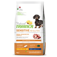 Корм Natural Trainer Dog Sensitive для взрослых собак малых пород, склонных к пищевым аллергиям, с уткой, 7 кг Корм Natural Trainer Dog Sensitive для взрослых собак малых пород, склонных к пищевым аллергиям, с уткой, 7 кг