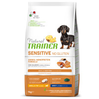 Корм Natural Trainer Dog Sensitive Adult Mini With Salmon для дорослих собак дрібних порід, з лососем, 7 кг Корм Natural Trainer Dog Sensitive Adult Mini With Salmon для дорослих собак дрібних порід, з лососем, 7 кг