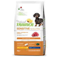 Корм Natural Trainer Dog Sensitive Small & Toy для дорослих собак дрібних порід, з ягням, 2 кг Корм Natural Trainer Dog Sensitive Small & Toy для дорослих собак дрібних порід, з ягням, 2 кг