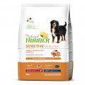 Корм Natural Trainer Dog Sensitive для дорослих собак середніх і великих порід, з лососем, 3 кг