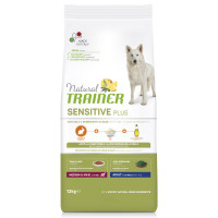 Корм Natural Trainer Dog Sensitive Plus Adult MM для взрослых собак средних и крупных пород, с кроликом, 12 кг Корм Natural Trainer Dog Sensitive Plus Adult MM для взрослых собак средних и крупных пород, с кроликом, 12 кг