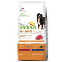 Корм Natural Trainer Dog Sensitive Plus Adult Medium & Maxi для взрослых собак больших и средних пород, с кониной, 12 кг Корм Natural Trainer Dog Sensitive Plus Adult Medium & Maxi для взрослых собак больших и средних пород, с кониной, 12 кг
