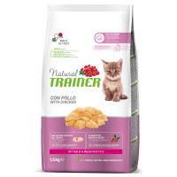 Корм Trainer Natural Super Premium для кошенят від 1 до 6 місяців, для вагітних, годуючих кішок, курка, 1.5 кг Корм Trainer Natural Super Premium для кошенят від 1 до 6 місяців, для вагітних, годуючих кішок, курка, 1.5 кг
