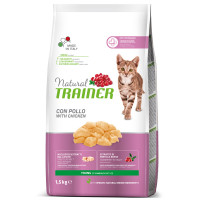 Корм Trainer Natural Super Premium Young Cat для молодих котів від 7 до 12 місяців, ягня з куркою, 1.5 кг Корм Trainer Natural Super Premium Young Cat для молодих котів від 7 до 12 місяців, ягня з куркою, 1.5 кг