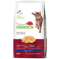 Корм Trainer Natural Super Premium для взрослых кошек в возрасте от 1 года, с курятиной, 1.5 кг Корм Trainer Natural Super Premium для взрослых кошек в возрасте от 1 года, с курятиной, 1.5 кг