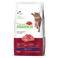 Корм Trainer Natural Super Premium для взрослых кошек в возрасте от 1 года, с говядиной, 1.5 кг Корм Trainer Natural Super Premium для взрослых кошек в возрасте от 1 года, с говядиной, 1.5 кг