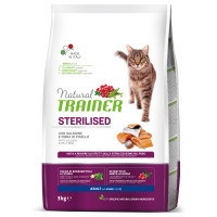 Корм Trainer Natural Super Premium для взрослых стерилизованных кошек от 1 года, с лососем и горохом, 3 кг Корм Trainer Natural Super Premium для взрослых стерилизованных кошек от 1 года, с лососем и горохом, 3 кг