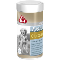 Вітаміни 8 in 1 Excel Glucosamine, для підтримки здорових суглобів у собак, 55 таблеток Вітаміни 8 in 1 Excel Glucosamine, для підтримки здорових суглобів у собак, 55 таблеток