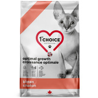 Сухий корм 1st Choice Kitten Optimal Growth, для кошенят, суперпреміум, з рибою, 1.8 кг Сухий корм 1st Choice Kitten Optimal Growth, для кошенят, суперпреміум, з рибою, 1.8 кг
