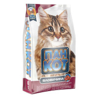 Сухой корм Пан Кот для взрослых кошек всех пород от 12 месяцев со вкусом говядины, 10 кг Сухой корм Пан Кот для взрослых кошек всех пород от 12 месяцев со вкусом говядины, 10 кг