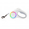 Повідець-рулетка Petkit Travel Go Shine Pet Leash для собак, з підсвічуванням, сірий, до 50 кг, 3 м