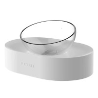 Миска Petkit Fresh Nano Pet Cat One Bowl Stand скляна на підставці, для котів, біла, 480 мл Миска Petkit Fresh Nano Pet Cat One Bowl Stand скляна на підставці, для котів, біла, 480 мл