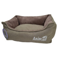 Лежанка AnimAll Nena S VELOURS BEIGE для собак і котів, бежева, 45×35×16 см Лежанка AnimAll Nena S VELOURS BEIGE для собак і котів, бежева, 45×35×16 см