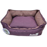 Лежанка AnimAll Anna M Dark Violet для собак і котів, фіолетова, 55×43×17 см Лежанка AnimAll Anna M Dark Violet для собак і котів, фіолетова, 55×43×17 см