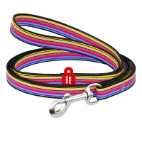 Поводок Waudog Nylon для собак, рисунок Линия 1, нейлоновый, 10 мм/122 см