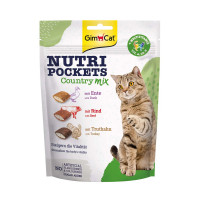 Лакомство GimCat Nutri Pockets Кантри микс, для кошек, 150 г Лакомство GimCat Nutri Pockets Кантри микс, для кошек, 150 г