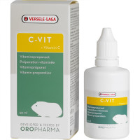 Витамины Oropharma C-Vit для морских свинок, с витамином С, жидкие, 50 мл Витамины Oropharma C-Vit для морских свинок, с витамином С, жидкие, 50 мл
