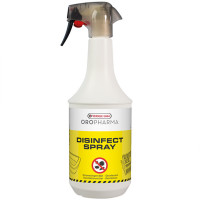 Дезинфицирующий спрей Oropharma Disinfect Spray для всех животных, бактерицид, фунгицид, вирулицид, 1 л Дезинфицирующий спрей Oropharma Disinfect Spray для всех животных, бактерицид, фунгицид, вирулицид, 1 л