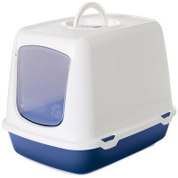 Закритий туалет Savic Oskar Nordic для котів, синій, 50×37×39 см Закритий туалет Savic Oskar Nordic для котів, синій, 50×37×39 см