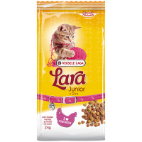 Корм Lara Junior для котят, сухой, премиум, со вкусом курицы, 2 кг Корм Lara Junior для котят, сухой, премиум, со вкусом курицы, 2 кг