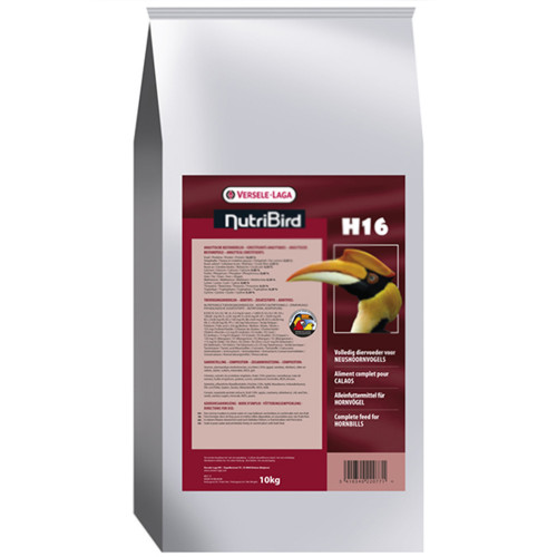Корм Versele-Laga NutriBird H16 для великих плодоядних і комахоїдних птахів, гранульований, 10 кг
