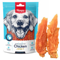 Лакомство Wanpy Chicken Jerky вяленое куриное филе, для собак, 100 г Лакомство Wanpy Chicken Jerky вяленое куриное филе, для собак, 100 г