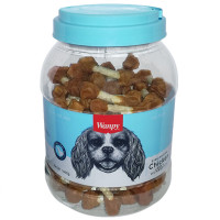 Лакомство Wanpy Chicken Jerky Dumbbells кость-гантель с вяленой курицей, для собак, 1 кг Лакомство Wanpy Chicken Jerky Dumbbells кость-гантель с вяленой курицей, для собак, 1 кг