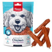 Лакомство Wanpy Chicken Sausages куриные сосиски, для собак, 100 г Лакомство Wanpy Chicken Sausages куриные сосиски, для собак, 100 г
