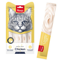 Лакомство Wanpy Creamy Lickable Treats Chicken с курицей, витаминами и таурином, для кошек, 5×14 г Лакомство Wanpy Creamy Lickable Treats Chicken с курицей, витаминами и таурином, для кошек, 5×14 г