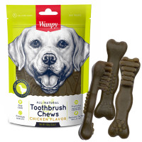Лакомство Wanpy Toothbrush Chews Chicken для ухода за пастью, со вкусом курицы, для собак, 100 г Лакомство Wanpy Toothbrush Chews Chicken для ухода за пастью, со вкусом курицы, для собак, 100 г