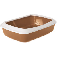 Лоток туалет з бортиком Savic Iriz Nordic Litter Tray для котів, світло-коричневий, 42×31×12.5 см Лоток туалет з бортиком Savic Iriz Nordic Litter Tray для котів, світло-коричневий, 42×31×12.5 см