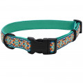 Нашийник Coastal Ribbon Weave Collar для собак, темно-бірюзовий з кісточками, 20-30×1.6 см