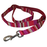 Поводок Coastal Pet Attire Weave для собак, нейлон, принт полоска, красный, 120×2.5 см Поводок Coastal Pet Attire Weave для собак, нейлон, принт полоска, красный, 120×2.5 см