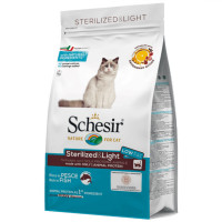 Сухой корм Schesir Cat Sterilized & Light для стерилизованных и склонных к полноте кошек, 1.5 кг Сухой корм Schesir Cat Sterilized & Light для стерилизованных и склонных к полноте кошек, 1.5 кг