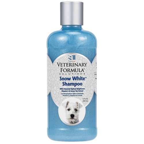 Шампунь Veterinary Formula Snow White Shampoo для собак і котів зі світлою шерстю, 45 мл