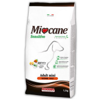 Монопротеиновый сухой корм Morando MioCane Mini Sensitive Monoprotein для собак мелких пород, индейка, 1.5 кг Монопротеиновый сухой корм Morando MioCane Mini Sensitive Monoprotein для собак мелких пород, индейка, 1.5 кг