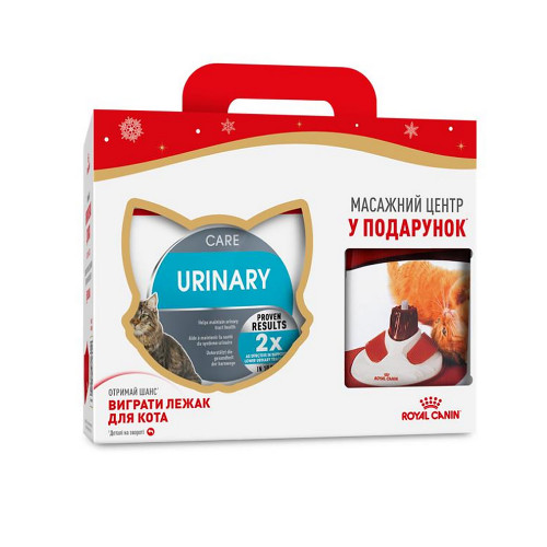 Сухой корм Royal Canin Urinary Care для мочевыделительной системы кошек, 4 кг + массажный центр в подарок