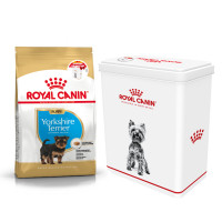 Сухой корм Royal Canin Yorkshire Puppy для щенка йоркширского терьера, 1.5 кг + контейнер в подарок Сухой корм Royal Canin Yorkshire Puppy для щенка йоркширского терьера, 1.5 кг + контейнер в подарок