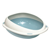 Пластиковый туалет Georplast Shuttle для кошек, 45×36×15.5 см, голубой Пластиковый туалет Georplast Shuttle для кошек, 45×36×15.5 см, голубой