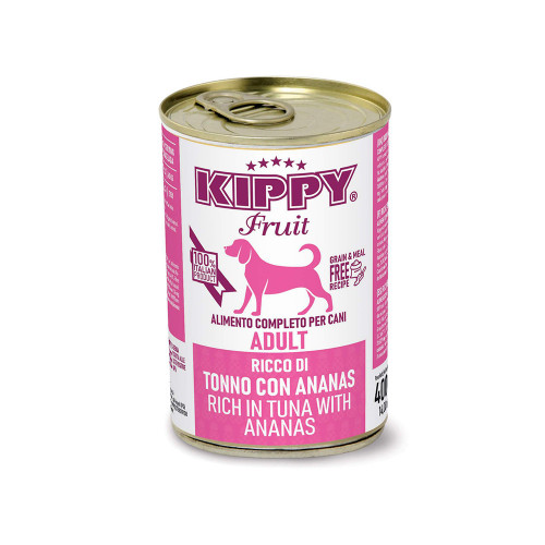 Консерви Kippy Fruit Tuna With Pineapple Adult для дорослих собак, паштет з тунцем та ананасами, 400 г