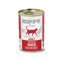 Консервы Kippy Pate Beef Adult для взрослых котов, паштет с говядиной, 400 г Консервы Kippy Pate Beef Adult для взрослых котов, паштет с говядиной, 400 г