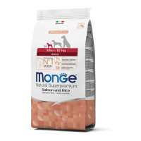 Сухий корм Monge Dog Mini Adult, для собак малих порід, лосось та рис, 800 г Сухий корм Monge Dog Mini Adult, для собак малих порід, лосось та рис, 800 г