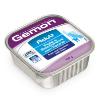 Консерви Gemon Dog Wet Adult для дорослих собак, шматочки в паштеті, з тунцем, 150 г Консерви Gemon Dog Wet Adult для дорослих собак, шматочки в паштеті, з тунцем, 150 г