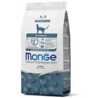 Сухой корм Monge Cat Monoprotein Sterilised для стерилизованных кошек, с форелью, 10 кг Сухой корм Monge Cat Monoprotein Sterilised для стерилизованных кошек, с форелью, 10 кг