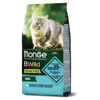 Сухой корм Monge Cat Be Wild Gr.Free для взрослых кошек, с треской, 1.5 кг Сухой корм Monge Cat Be Wild Gr.Free для взрослых кошек, с треской, 1.5 кг