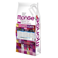 Сухий низькозерновий корм Monge Cat Be Wild Low Grain, для котів, з анчоусом, 10 кг Сухий низькозерновий корм Monge Cat Be Wild Low Grain, для котів, з анчоусом, 10 кг