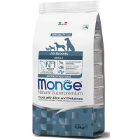 Сухий корм Monge Dog All breeds Adult для дорослих собак всіх порід, з фореллю, 2.5 кг Сухий корм Monge Dog All breeds Adult для дорослих собак всіх порід, з фореллю, 2.5 кг