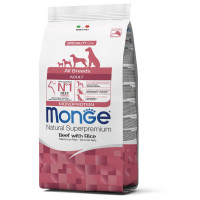 Сухий корм Monge Dog All breeds Adult для дорослих собак всіх порід, яловичина з рисом, 2.5 кг Сухий корм Monge Dog All breeds Adult для дорослих собак всіх порід, яловичина з рисом, 2.5 кг